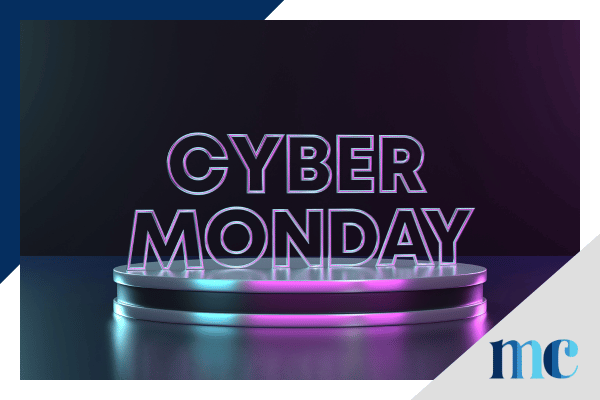 Black Friday and Cyber Monday paid ads.